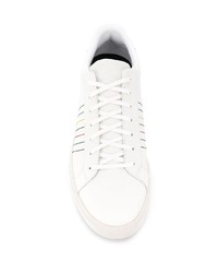 weiße Leder niedrige Sneakers von PS Paul Smith