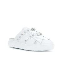 weiße Leder niedrige Sneakers von Ash