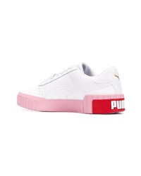 weiße Leder niedrige Sneakers von Puma