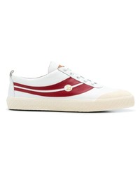 weiße Leder niedrige Sneakers von Bally