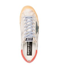 weiße Leder niedrige Sneakers von Golden Goose