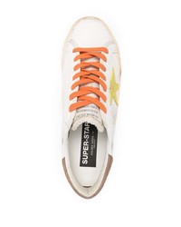 weiße Leder niedrige Sneakers von Golden Goose