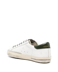 weiße Leder niedrige Sneakers von Golden Goose