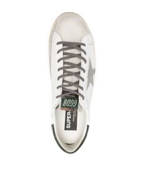 weiße Leder niedrige Sneakers von Golden Goose