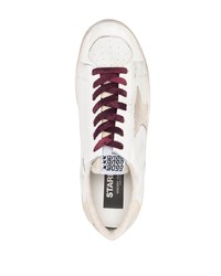 weiße Leder niedrige Sneakers von Golden Goose