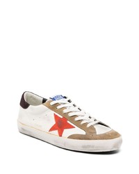 weiße Leder niedrige Sneakers von Golden Goose