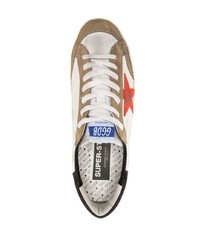 weiße Leder niedrige Sneakers von Golden Goose