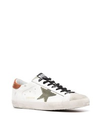 weiße Leder niedrige Sneakers von Golden Goose