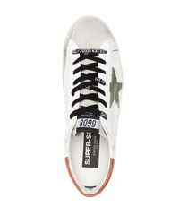 weiße Leder niedrige Sneakers von Golden Goose