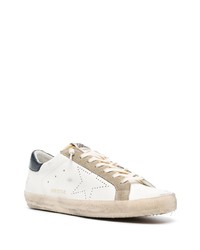 weiße Leder niedrige Sneakers von Golden Goose