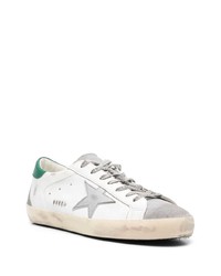 weiße Leder niedrige Sneakers von Golden Goose