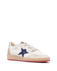 weiße Leder niedrige Sneakers von Golden Goose