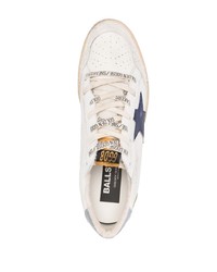 weiße Leder niedrige Sneakers von Golden Goose