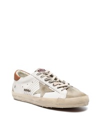 weiße Leder niedrige Sneakers von Golden Goose