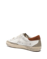 weiße Leder niedrige Sneakers von Golden Goose