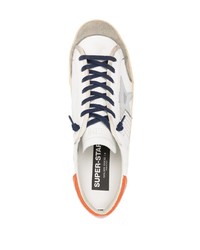 weiße Leder niedrige Sneakers von Golden Goose