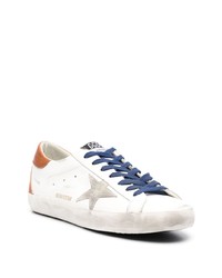 weiße Leder niedrige Sneakers von Golden Goose