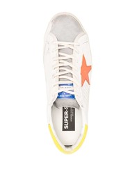 weiße Leder niedrige Sneakers von Golden Goose