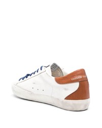 weiße Leder niedrige Sneakers von Golden Goose