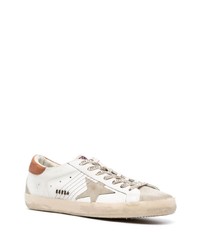 weiße Leder niedrige Sneakers von Golden Goose