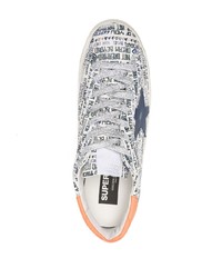 weiße Leder niedrige Sneakers von Golden Goose