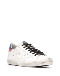 weiße Leder niedrige Sneakers von Golden Goose