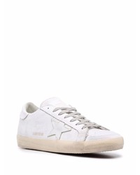 weiße Leder niedrige Sneakers von Golden Goose