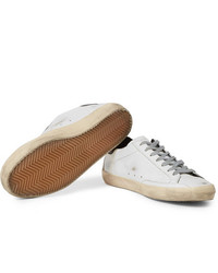 weiße Leder niedrige Sneakers von Golden Goose