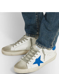 weiße Leder niedrige Sneakers von Golden Goose