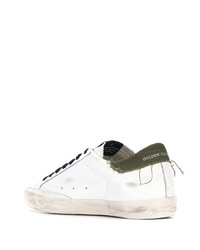 weiße Leder niedrige Sneakers von Golden Goose