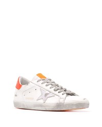 weiße Leder niedrige Sneakers von Golden Goose