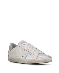 weiße Leder niedrige Sneakers von Golden Goose