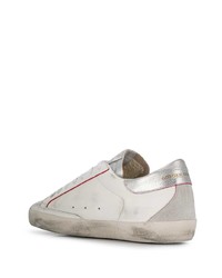 weiße Leder niedrige Sneakers von Golden Goose