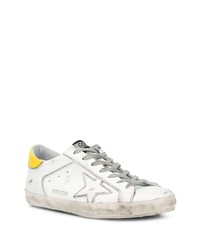 weiße Leder niedrige Sneakers von Golden Goose