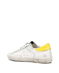 weiße Leder niedrige Sneakers von Golden Goose