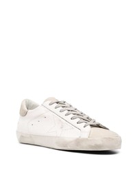 weiße Leder niedrige Sneakers von Golden Goose