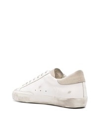 weiße Leder niedrige Sneakers von Golden Goose