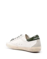 weiße Leder niedrige Sneakers von Golden Goose