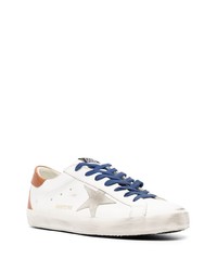 weiße Leder niedrige Sneakers von Golden Goose