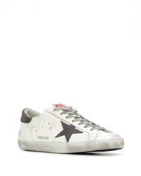 weiße Leder niedrige Sneakers von Golden Goose