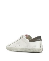 weiße Leder niedrige Sneakers von Golden Goose