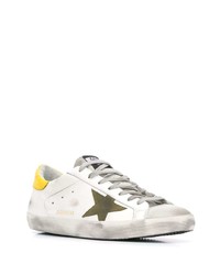 weiße Leder niedrige Sneakers von Golden Goose