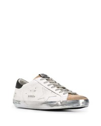 weiße Leder niedrige Sneakers von Golden Goose