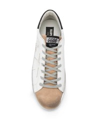 weiße Leder niedrige Sneakers von Golden Goose