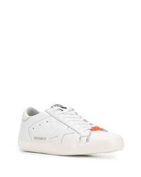 weiße Leder niedrige Sneakers von Golden Goose