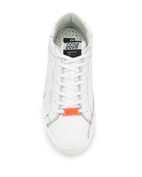 weiße Leder niedrige Sneakers von Golden Goose