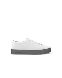 weiße Leder niedrige Sneakers von Swear