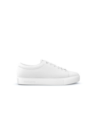 weiße Leder niedrige Sneakers von Swear