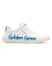 weiße Leder niedrige Sneakers von Golden Goose Deluxe Brand