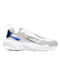 weiße Leder niedrige Sneakers von Puma